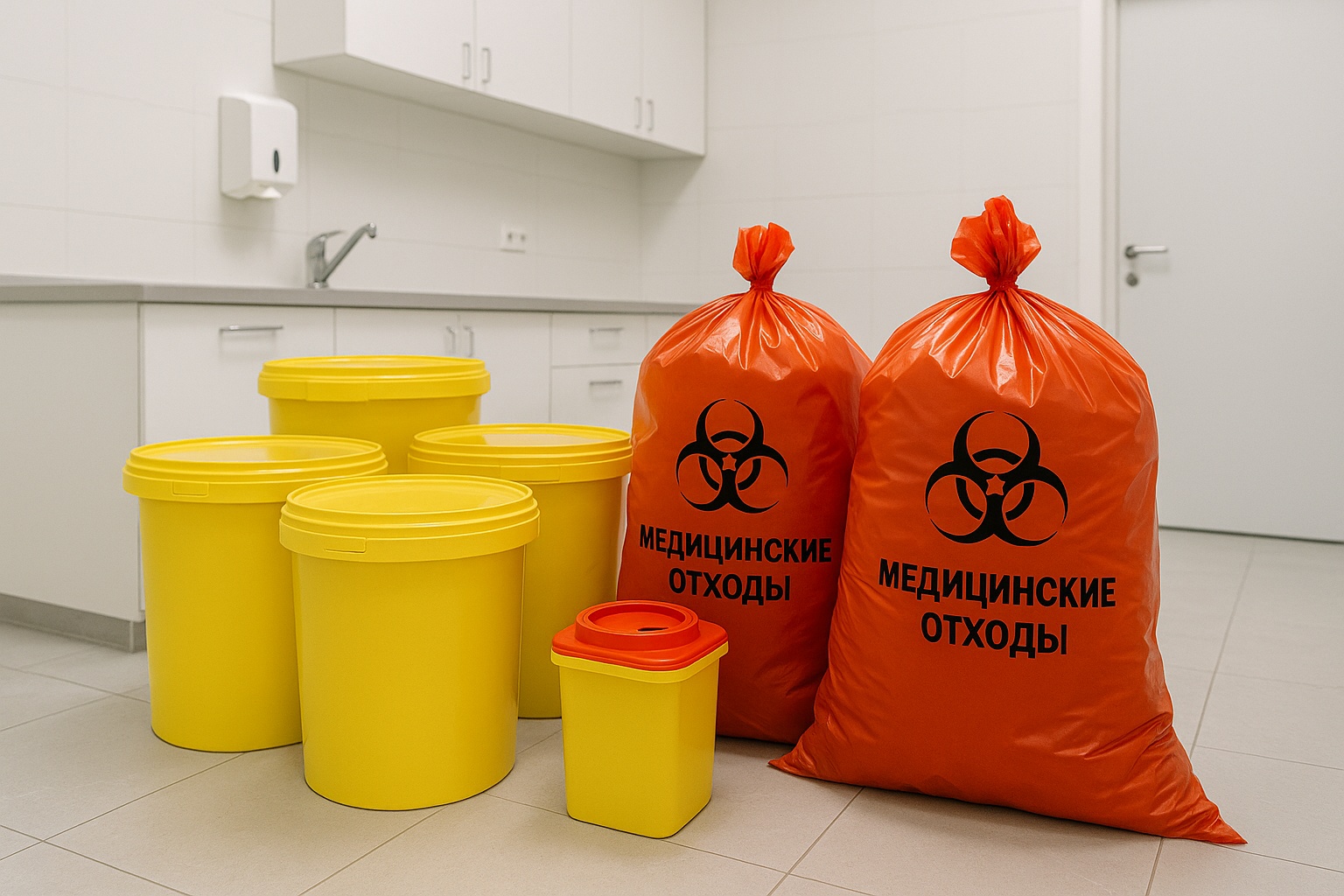 Утилизация медицинских и биологических отходов в Новотроицке – вывоз, сбор, лицензия, цены от 13 руб. – ПроМусор